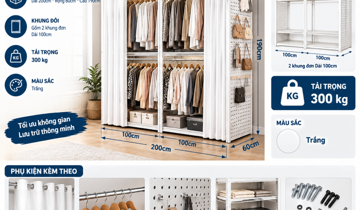 tủ quần áo tiện lợi