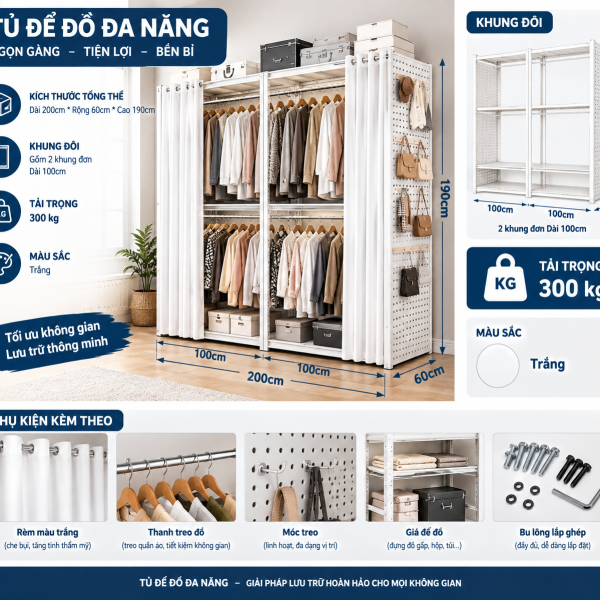 tủ quần áo tiện lợi