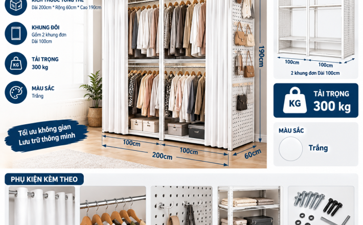 tủ quần áo tiện lợi