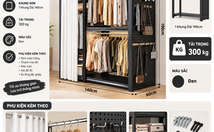 tủ quần áo tiện lợi